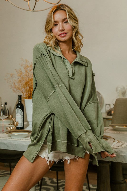 Cami Collar Crewneck