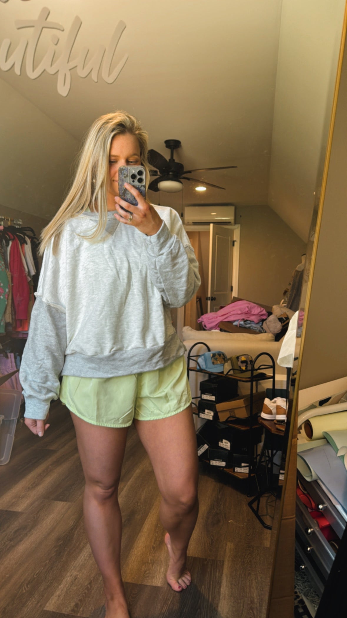 Contrast Crewneck