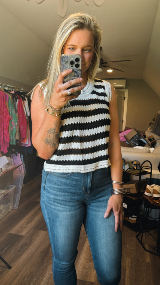 Knit Striped Tank