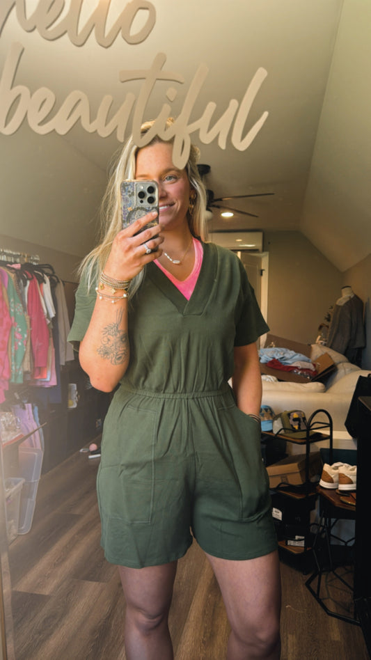 Olive You Romper