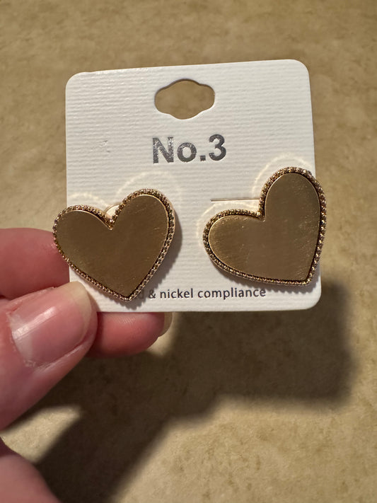 Heart Studs