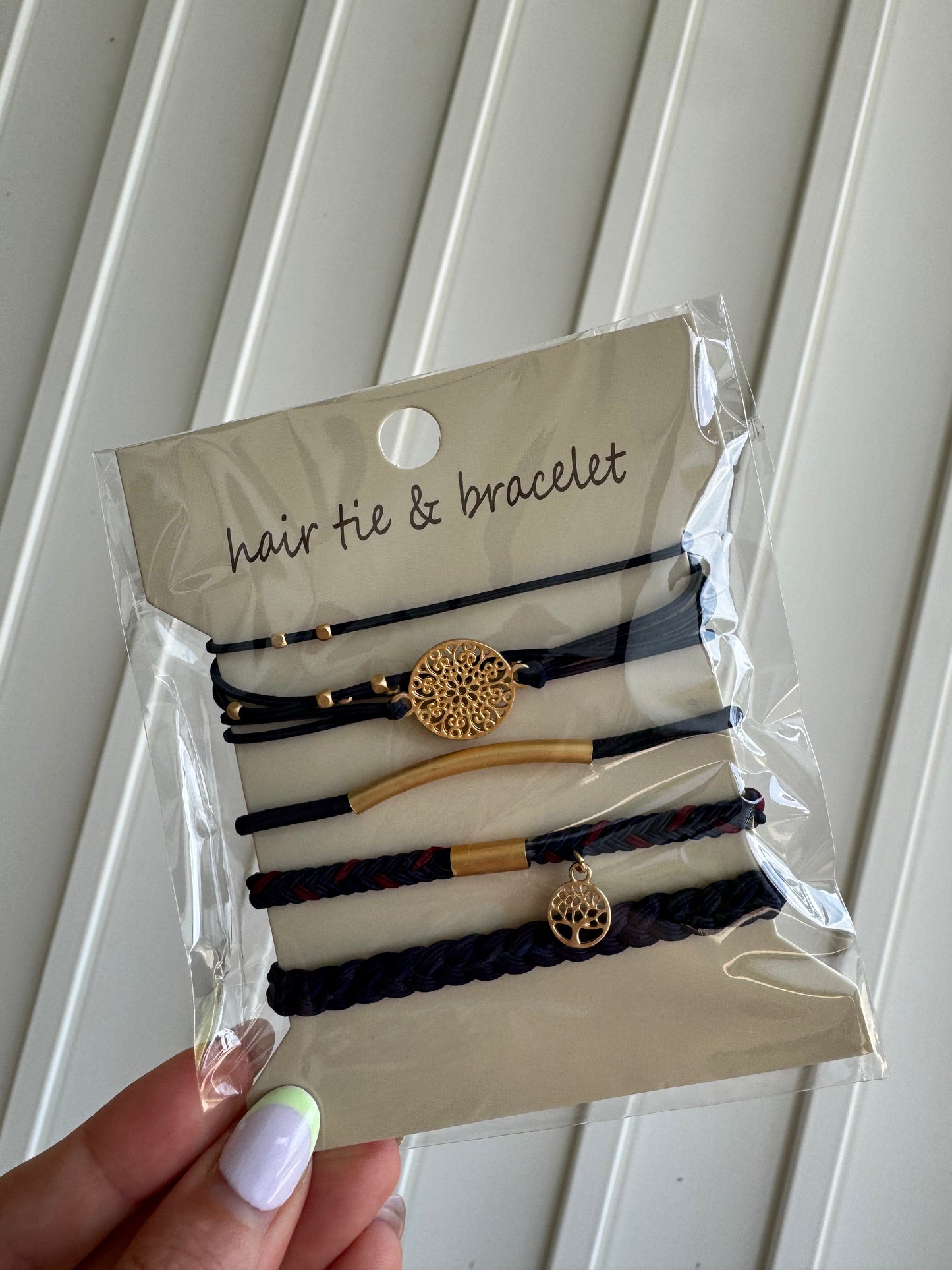 Hair Tie & Bracelet Stack