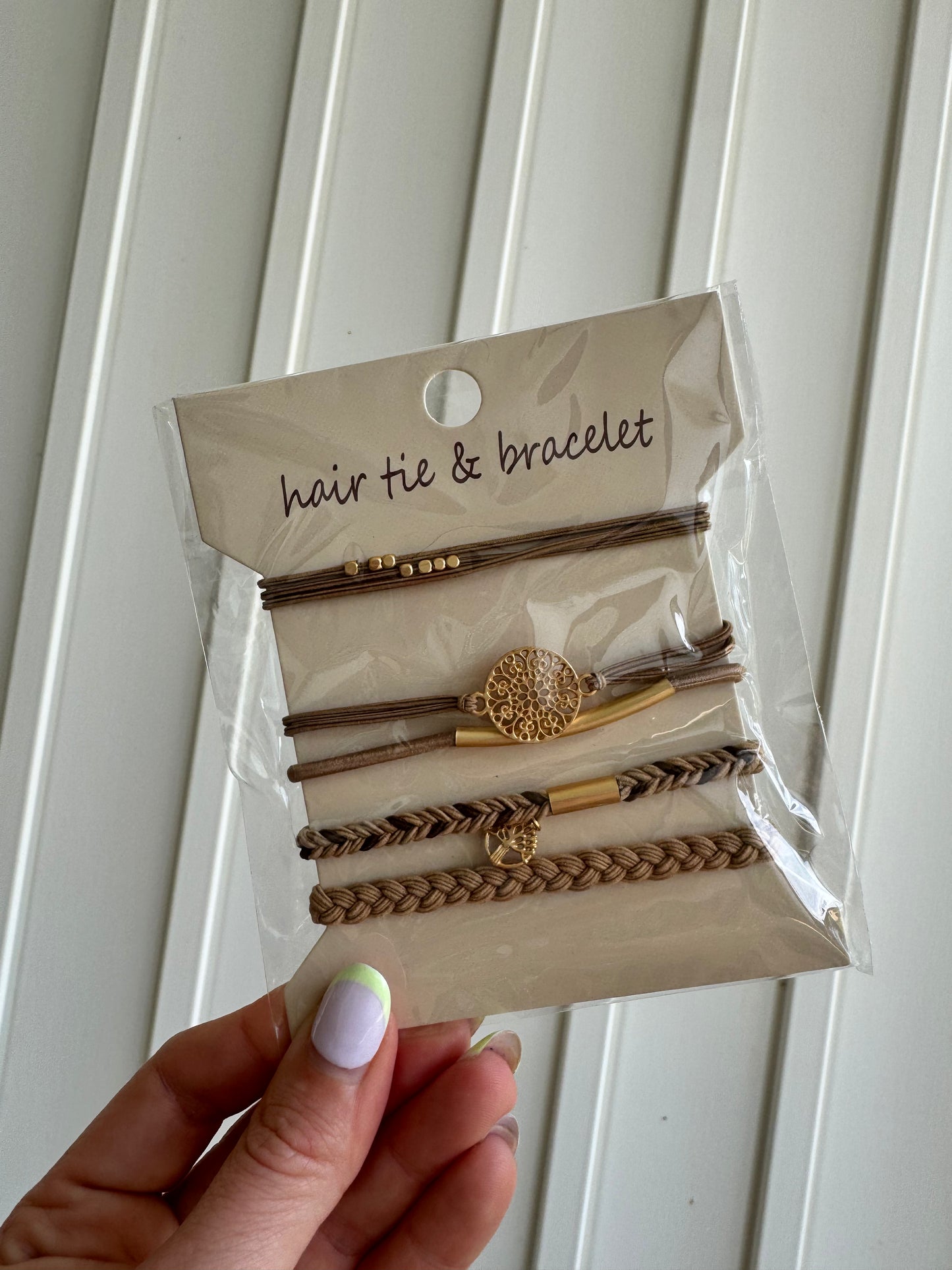 Hair Tie & Bracelet Stack