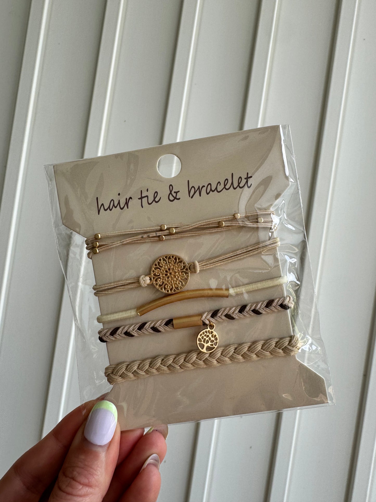 Hair Tie & Bracelet Stack