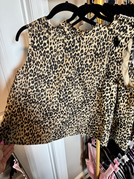 Leopard Tie Tank