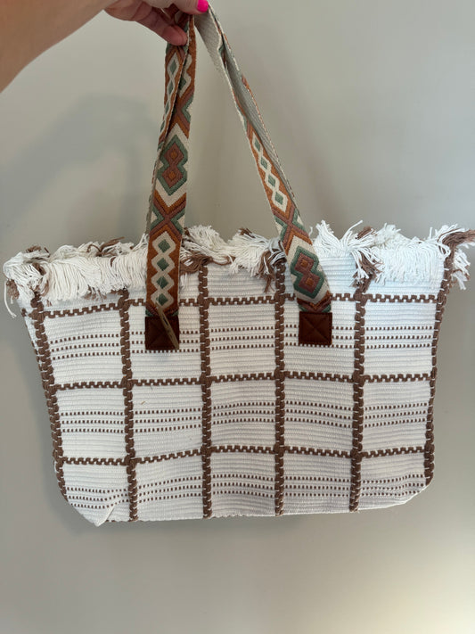 Hailey Tote- White