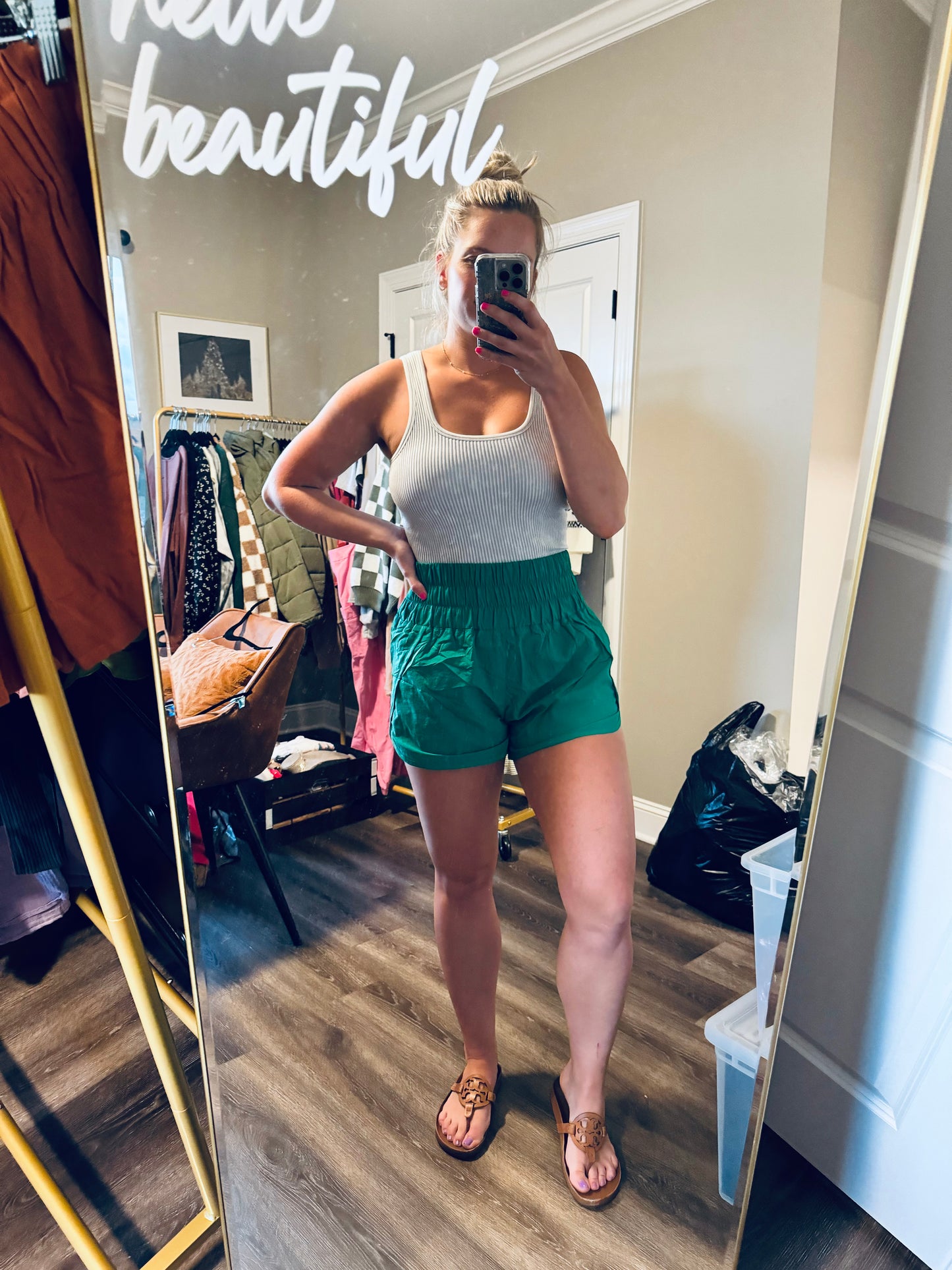 Phoebe Shorts- Kelly Green