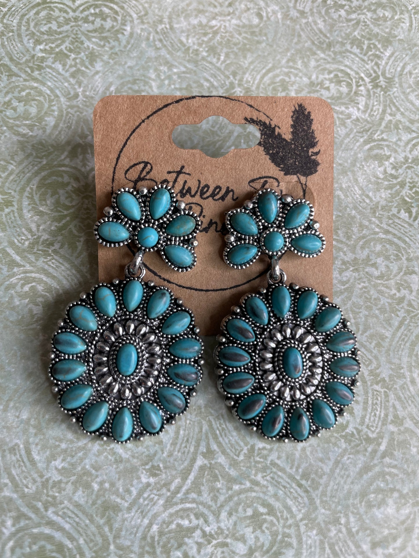 Turquoise Stone Earrings