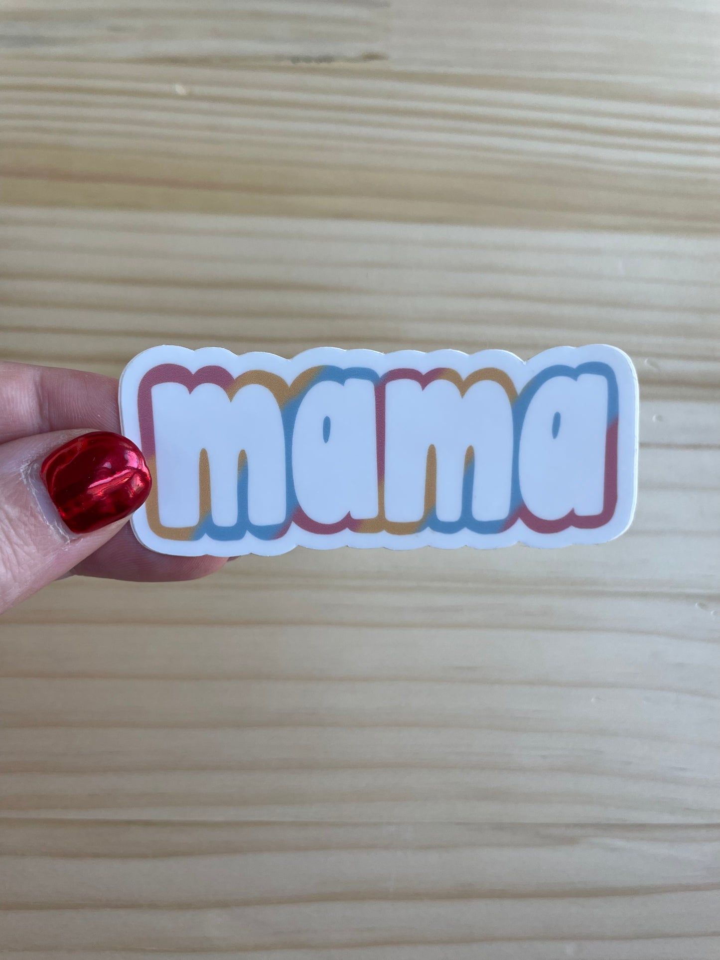 Mama Tie Dye Sticker