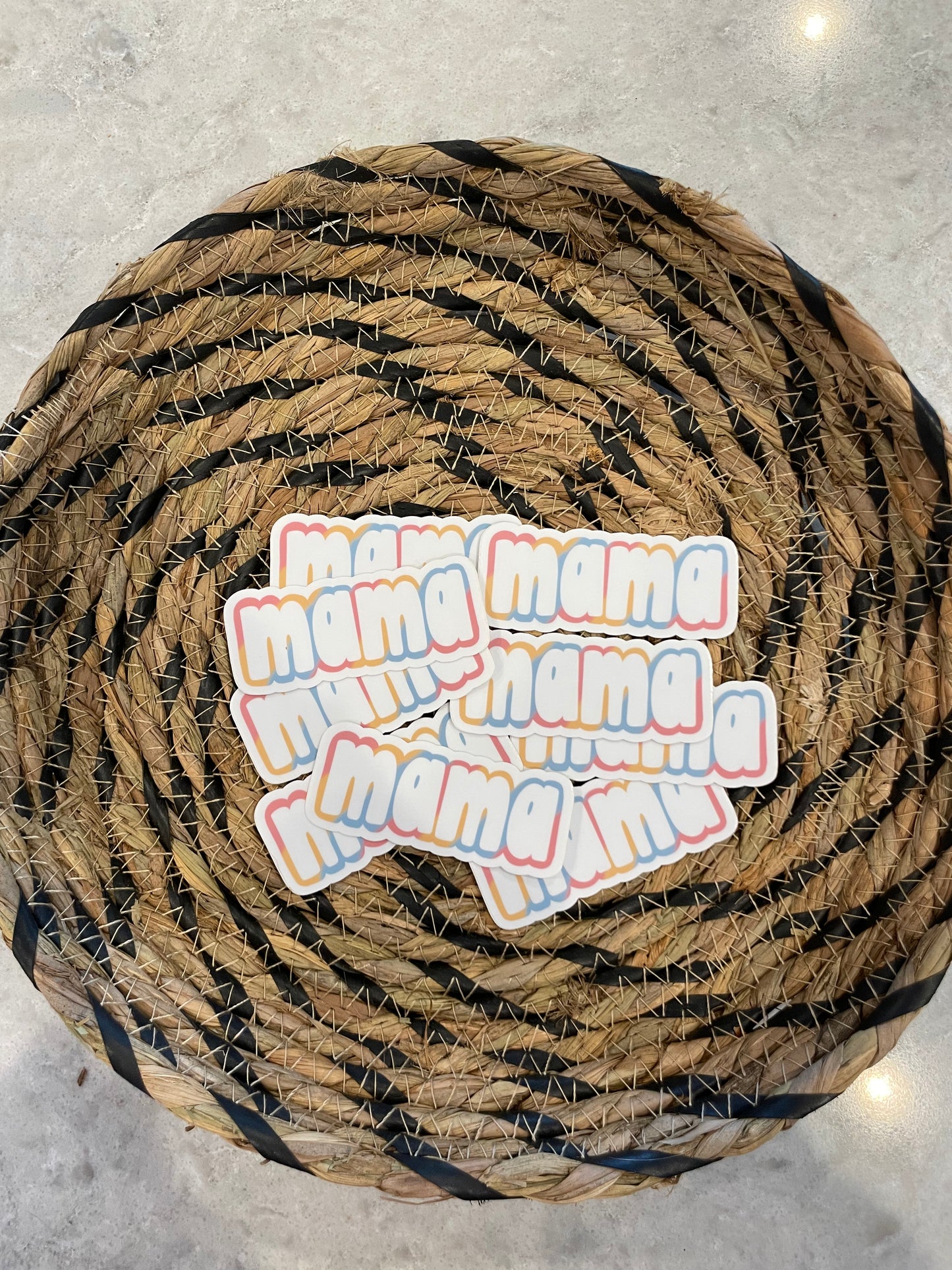 Mama Tie Dye Sticker