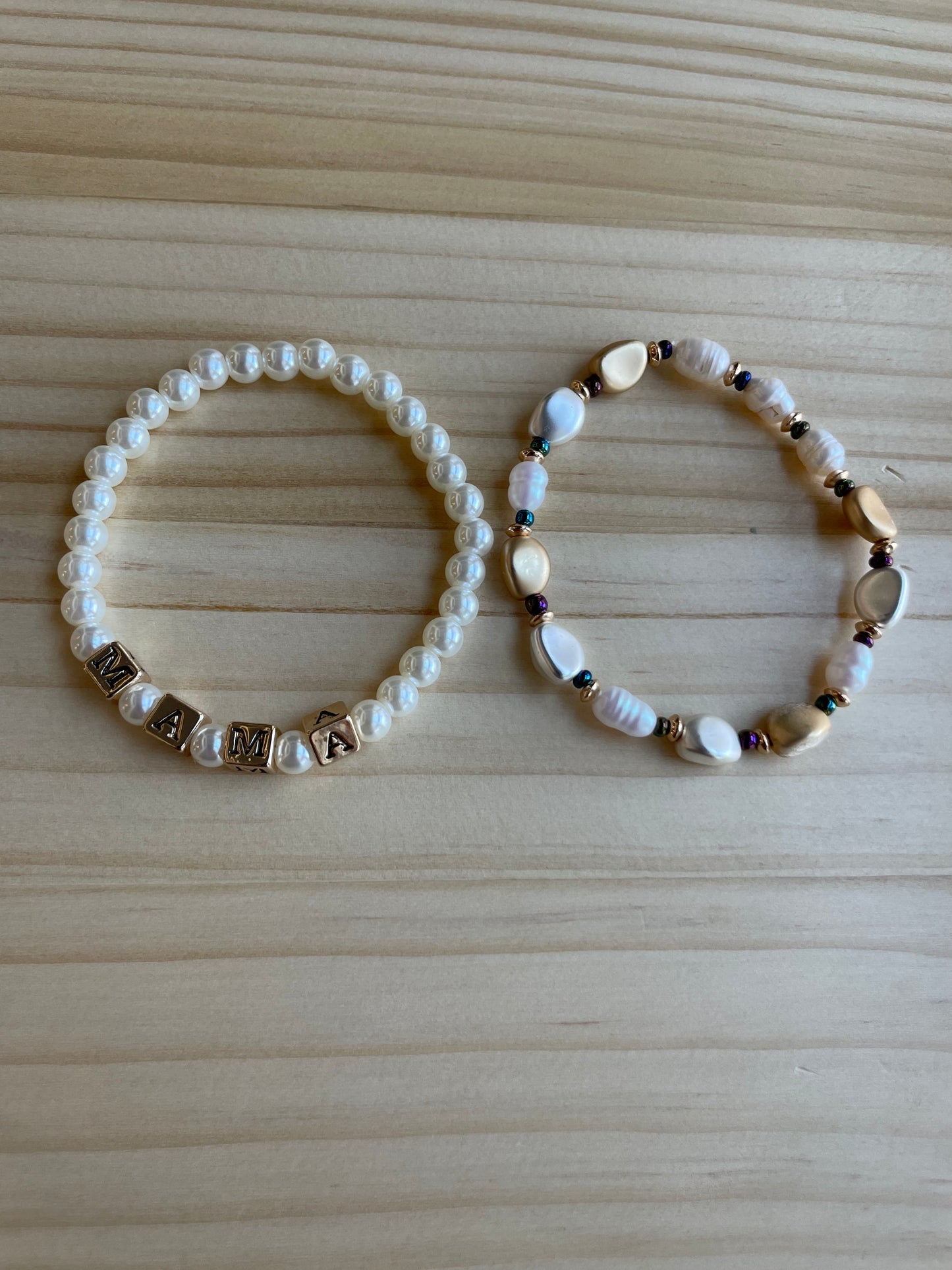 Mama Pearl Bracelet Stack